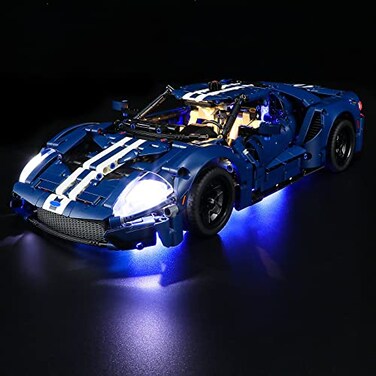 GEAMENT LED Light Kit Compatible with Lego 2022 Ford GT for Technic 42154 Model Set Model Set Not Included