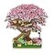 NEWABWN Cherry Blossom Bonsai Tree Mini Micro Building Set Japanese Sakura Tree House Model Sets for Adults Flowers House Mini Bricks Building Kit Creative Gift Toys for Teens 14 2138PCS