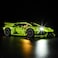 GEAMENT LED Light Kit Compatible with Lego Lamborghini Huracn Huracan Tecnica Lighting Set for Technic 42161 Model Set Not Included