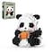MJDDJA Halloween Mini Building Blocks Helloween Sitting Panda with Pumpkin Micro Blocks Panda Toy for Kids 6 7 8 9 Mini Blocks Building Sets for Adults