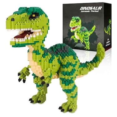 Aigidusansu Jurassic Dinosaur Micro Building Blocks 1457pcs Velociraptor Tyrannosaurus Rex DIY Mini Diamond Blocks Bricks Toy for Boys Age 812 14 Teens Adults