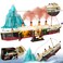 LeBrickCrt Titanic Building Blocks Set 2288 Pieces Big Ship Block Model Set with Light Strip Glacier Ideal Gift for Adults