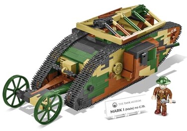 COBI Historical Collection Great War The Tank Museum Mark I Male No C19