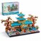 JXRLMB Chinese Classical Suzhou Gardens Micro Building Blocks Sets with Sakura Cherry Tree Challenging Construction Set for Adults Home and Office Decoration Gift for Age of 14 2350 pcs