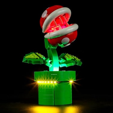 BRIKSMAX Led Lighting Kit for Lego71426 Piranha Plant Compatible with Lego Super Mario Building Set Not Include Lego Set