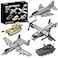 Apostrophe Games 5 Military Building Block Sets 901 Pieces A10 Thunderbolt II F4 Phantom II M109 Paladin M1128 Stryker V22 Osprey