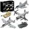 Apostrophe Games 5 Military Building Block Sets 901 Pieces A10 Thunderbolt II F4 Phantom II M109 Paladin M1128 Stryker V22 Osprey