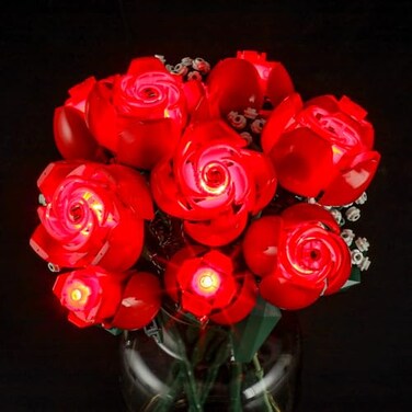 BRIKSMAX Led Lighting Kit for Lego10328 Bouquet of Roses Compatible with Lego Icons Building Set Not Include Lego Set