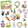 Xalvitra 12Pcs Easter Egg Fillers Building Kits Easter Rabbit 12 in 1 Building Blocks Set Easter Bricks Toy Gift Easter Egg Fillers Easter Basket Stuffers Easter Party Favors for Kids 6