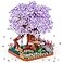 HIGH GODO Cherry Blossom Bonsai Tree Micro Building Set Japanese Sakura Tree House Model Sets Flowers House Mini Bricks Building Kit Creative Toys for Teens Adults 14 2200PCS