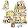MindBox City Cafe Building Blocks Toys Openable Coffee Shop Building Set for Boys Girls Age 81077pcs Mini Bricks Green