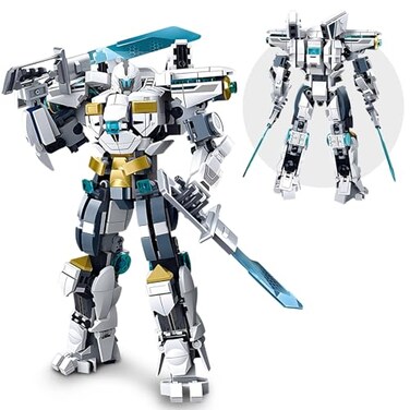 HIGH GODO Ice Warrior Mech Building Set Cool City Protector Battle Model for Adults Teens 14 Creative Action Robot Gifts Perfect for Christmakis Birthday 561 Pieces