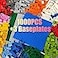 HUIZDQ 1000 Pieces Building Blocks Classic Stackable Base Plates 3 63 x 63 Blue Gray and Green Base Plates Compatible with All Major Brands