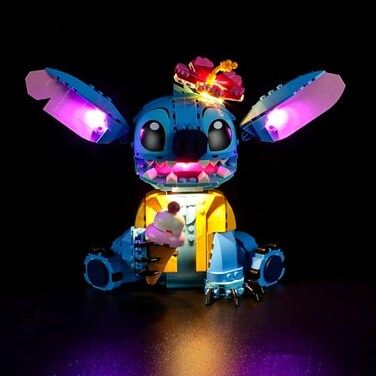 YEABRICKS LED Light for 43249 Disney Stitch Building Blocks Model Building Set NOT Included
