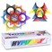 Hypertile HyperTiles Hyperbolic Building Toy 3 x 3 STEM Educational 3Dimensional Adventure 48 Tiles 80 Connectors for Logic Creativity Infinite Shapes that Flex and Hinge by Fun In Motion Toys
