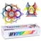 Hypertile HyperTiles Hyperbolic Building Toy 3 x 3 STEM Educational 3Dimensional Adventure 48 Tiles 80 Connectors for Logic Creativity Infinite Shapes that Flex and Hinge by Fun In Motion Toys