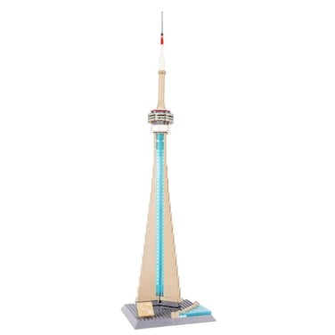 Oichy CN Tower Building Blocks Set 400 PCS Famous Architecture Model Building Kits Collection CN Tower Model Blocks for Adults and Kids