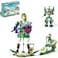 TOY PLAYER 3 in 1 BOTW Building Sets Transforms to 3 Different Figures from Link Holding Master Sword to Battle Robot to Glider Bike Compatible with Lego 850PCS