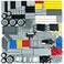 Pasacho 544PCS Technical Parts Pieces Sets Engine Pullback Motor Kit Beams Liftarm Frame Extra Replacement Car Tire Wheel Axles Pin Connector Bricks Bulk