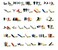 Domoni Technic Parts Compatible with Lego Bricks Pin Liftarm Beam Axle Panel Car Building Blocks MOC 370PCS