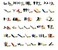 Domoni Technic Parts Compatible with Lego Bricks Pin Liftarm Beam Axle Panel Car Building Blocks MOC 370PCS