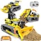 OKKIDY 3 in 1 Kids Remote Bulldozer STEM Technology Building Blocks Set Toys APP Remote Construction Blocks Engineering ExcavatorRobot Ages 614 DIY Erector Sets for Boys and Girls452 PCS