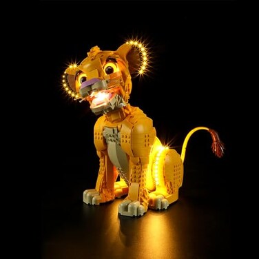 Mililier LED Light Kit for Lego 43247 Young Simba The Lion King Set Compatible with Lego 43247 Building Blocks ModelNot Include Blocks Set