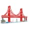 HONLANCH Golden Gate Bridge Micro Building Blocks Set 3800 PiecesLandmark Architecture Gift for Adult and Kid