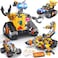Demkia Robot Building Kit for Kids and Adults 4in1 Rechargeable RC Robotics Kit with Remote App Control STEM Coding Toys Science Projects Birthday Gifts for Boys Ages 812 588 Pcs