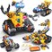 Demkia Robot Building Kit for Kids and Adults 4in1 Rechargeable RC Robotics Kit with Remote App Control STEM Coding Toys Science Projects Birthday Gifts for Boys Ages 812 588 Pcs