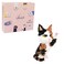 Larcele Cat Micro Building Blocks Animal Set DIY Mini 3D Building Toy Bricks Kit1137 Pieces KLJM05 Red Tabby