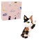 Larcele Cat Micro Building Blocks Animal Set DIY Mini 3D Building Toy Bricks Kit1137 Pieces KLJM05 Red Tabby