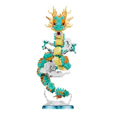 BDYDT Oriental Legend Creature Micro Building Blocks Set 2860 PCS Collectible Model Kit with Cloud Base DIY Decor Construction Toy Gift for Adults Kids Ages 12