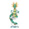 BDYDT Oriental Legend Creature Micro Building Blocks Set 2860 PCS Collectible Model Kit with Cloud Base DIY Decor Construction Toy Gift for Adults Kids Ages 12