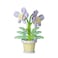 Jollcnoia Orchid Mini Flower Potted Bonsai Building Toy Blocks Particle Flower Botanical