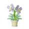 Jollcnoia Orchid Mini Flower Potted Bonsai Building Toy Blocks Particle Flower Botanical
