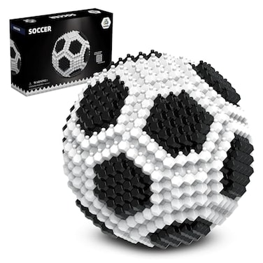 KADELE Soccer Building Block Set Adults challenging STEM Block Decorations Miniature 3D Educational Toys for Ages 14 15 16 and Above 437 Pieces