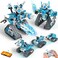 Opmind 5 in 1 STEM RC Robot Building Kit 408PCS APP Remote Control Blocks DIY Engineering Robotics Erector Science Set for Kids Age 6 7 8 9 10 11 12 Educational Learn Toys Gift for Boys Girls