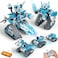 Opmind 5 in 1 STEM RC Robot Building Kit 408PCS APP Remote Control Blocks DIY Engineering Robotics Erector Science Set for Kids Age 6 7 8 9 10 11 12 Educational Learn Toys Gift for Boys Girls