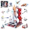 Amoyasite Space Exploration Shuttle Toys for 6 7 8 9 10 11 12 Year Old Kids Girls Boys 12in1 STEM Projects Rocket Building Toy Kit with 3 Astronauts Airplane Rocket Set Gift idea for Ages 6 885 Pcs