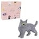 Larcele Cat Micro Building Blocks Animal Set DIY Mini 3D Building Toy Bricks Kit1131 Pieces KLJM05 Blue Cat