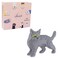 Larcele Cat Micro Building Blocks Animal Set DIY Mini 3D Building Toy Bricks Kit1131 Pieces KLJM05 Blue Cat