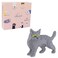 Larcele Cat Micro Building Blocks Animal Set DIY Mini 3D Building Toy Bricks Kit1131 Pieces KLJM05 Blue Cat