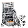 ELEFOCUS WW2 Military Base Building Blocks Set with Army Weapons Pack SWAT Gear MinigunsWitch 6 Soldier Figures