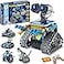 Sillbird Robot Building Kit with Remote Control STEM Gifts for Boys Ages 812 Coding Robotic Toys for Kids Birthday Build 5in1 Models with 488 Pieces Blue