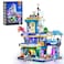 FUNWHOLE Cyberpunk Mansion Lighting BuildingBricks Set 2524 Pcs Future City Modular Buildings Set Display Idea for Adults and Scifi Lovers