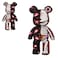 VIIOVOIIV Teddy Blocks Skeleton Bear Micro Building Blocks Set with Hidden Storage Drawer169inchesHalloween Graffiti Bear Building Blocks Creative Gift Home Office Decor for Kids Adults 8