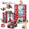 Mkmimo MKmimo City Fire Station Building Kit Compatible with Lego Fire Rescue Building Blocks Includes Fire Station Fire Truck Fire Helicopter and Drone Toy Set Gift for Kids Boys Girls Age 612784 PCS