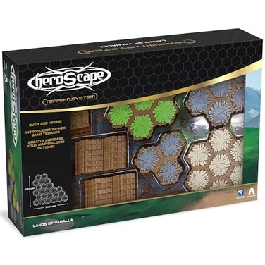 Renegade Game Studios Heroscape Terrain Expansion 63 Hex Tiles Lands of Valhalla Customizable Board Game Ages 14