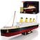 BrickTribe Model Set Ship Brick Set Gift for Adults and Kids 6 with 2 Major Minifigures Compatible with Lego Sets STEM Big Shape Brick Set Ideal for Fans Collection 2401 PCS